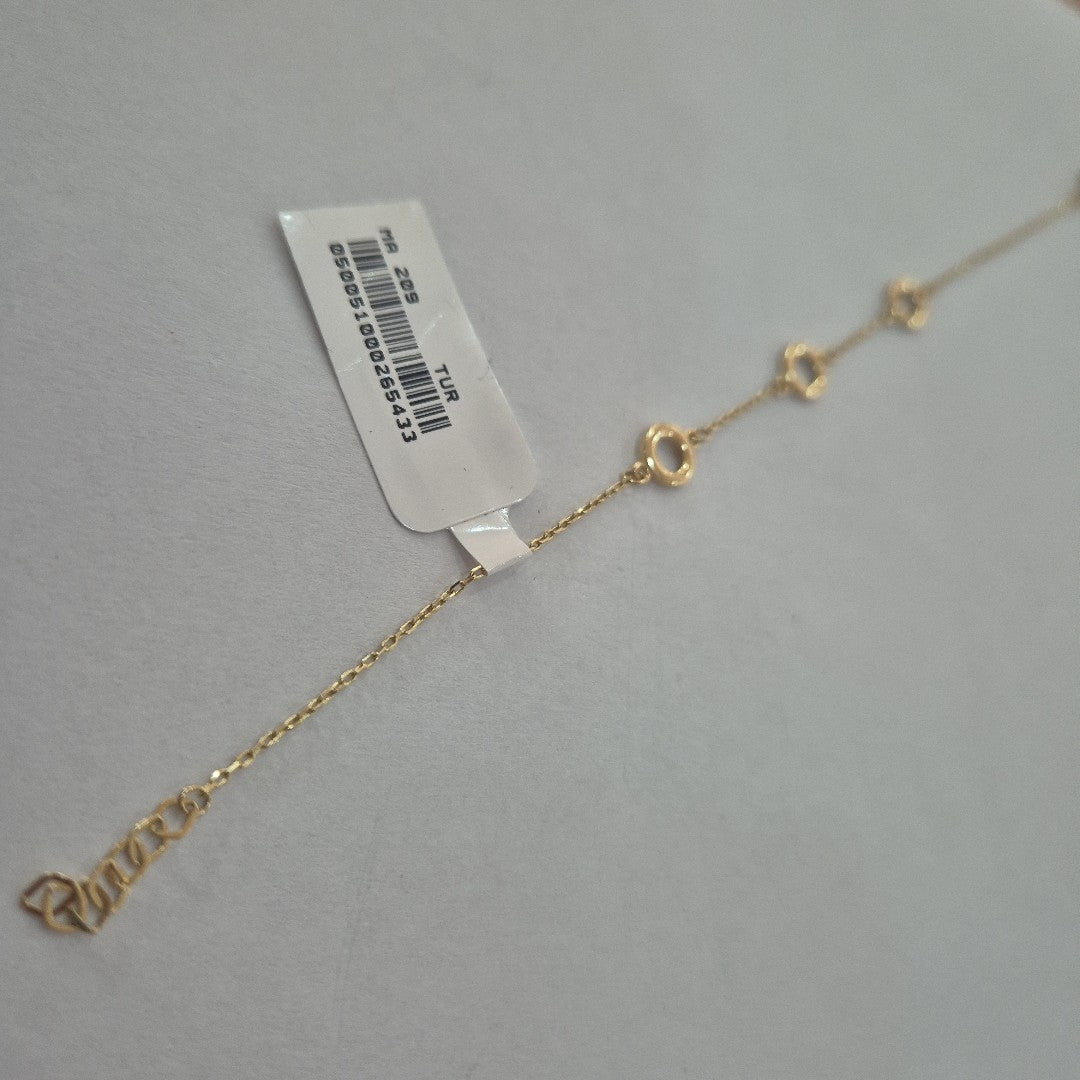 PULSERAS DAMA ORO 14K 1.2 (NUEVO)