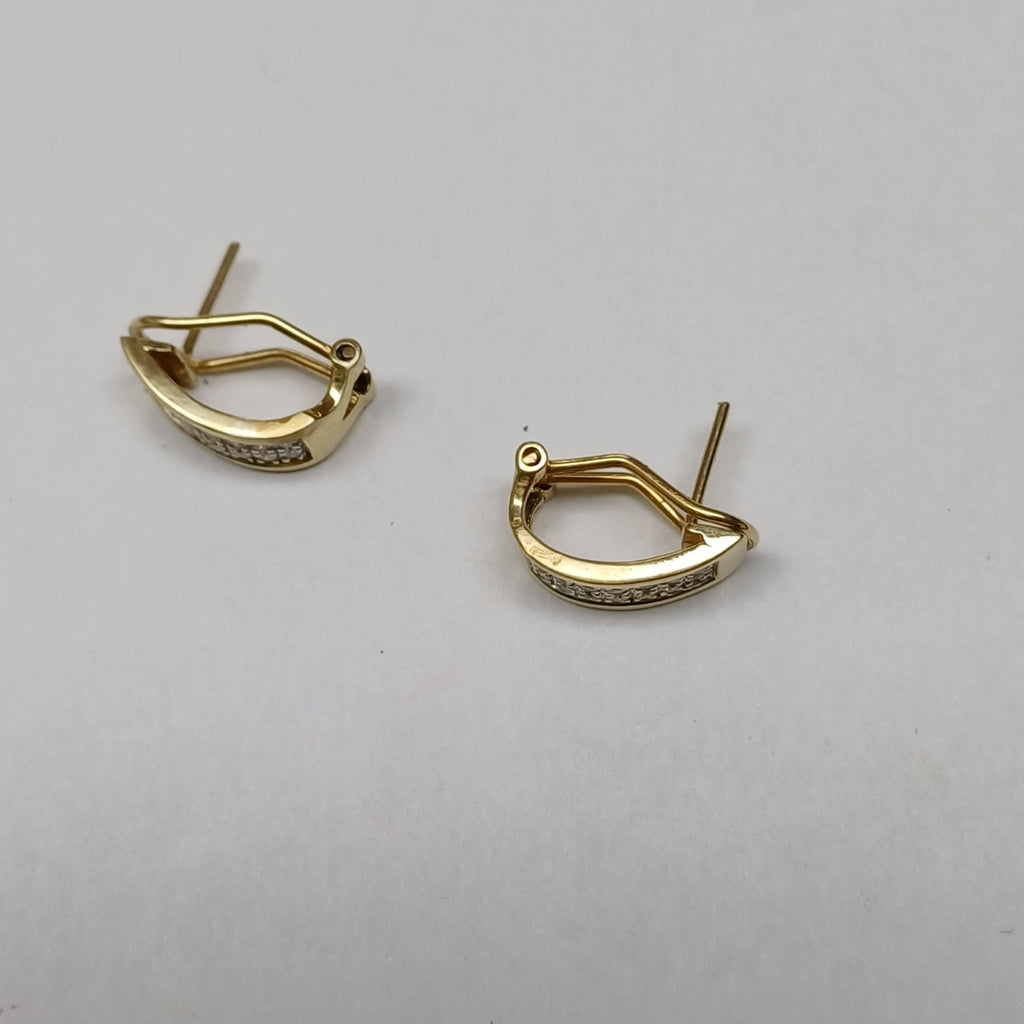ARETES PAR ORO 14 K 4.8 GRMS (SEMINUEVO)