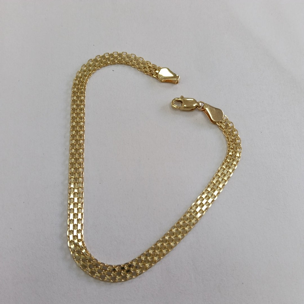 PULSERA ESPECIAL 14K 21 CM 5.1 GR (NUEVO)