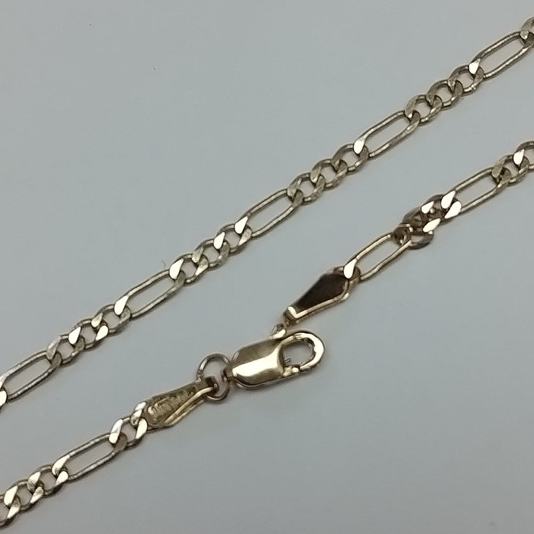 PULSERA TEJIDO 3X1 14K 21 CM 2.3 GR (NUEVO)