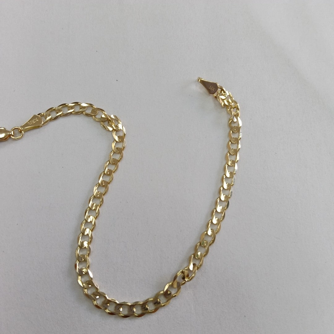 PULSERA BARBADA 14K 21 CM 5 GR (NUEVO)