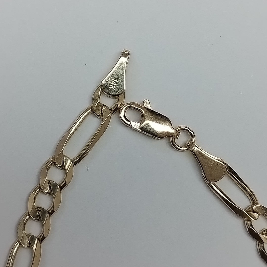 PULSERA 3X1 14K 21 CM 6.5 GR (NUEVO)