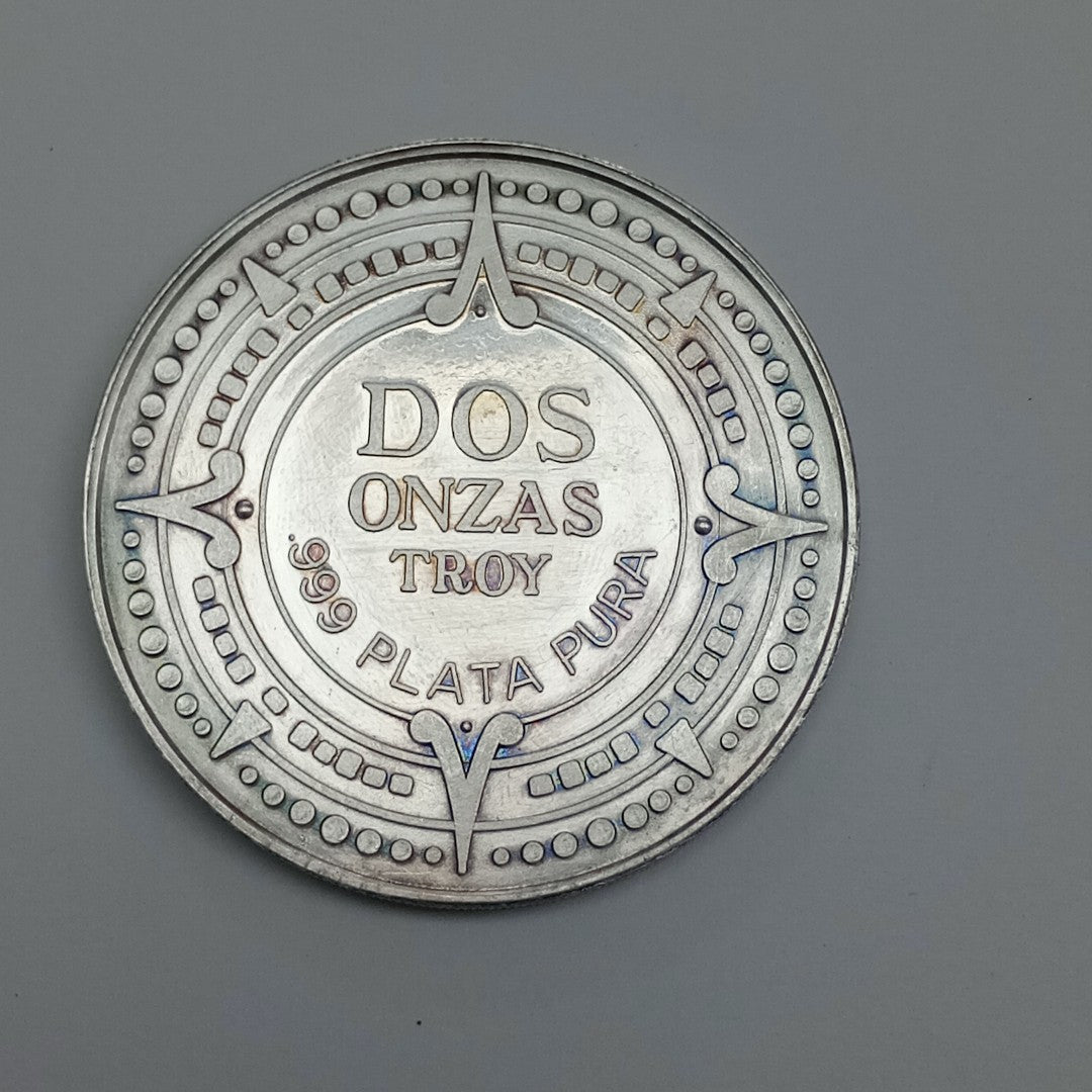 MEDALLA CONMEMORATIVA PLATA 62.4 GRMS (SEMINUEVO)