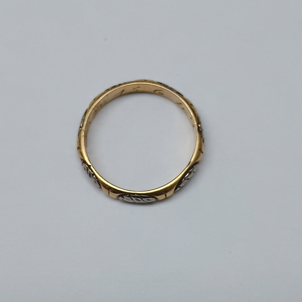 ARGOLLA ORO 18 K 3.2 GRMS (SEMINUEVO)