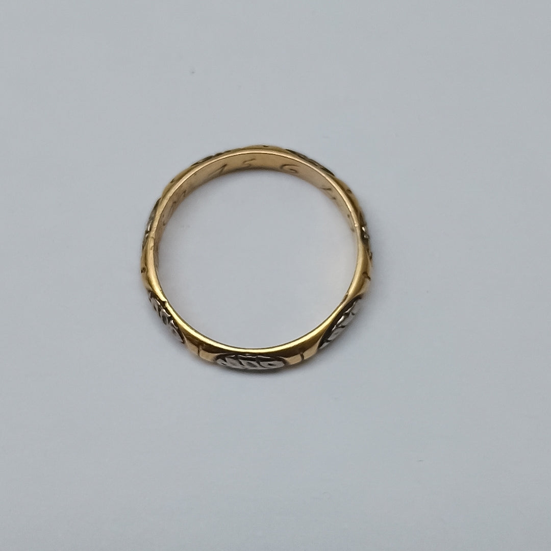 ARGOLLA ORO 18 K 3.2 GRMS (SEMINUEVO)