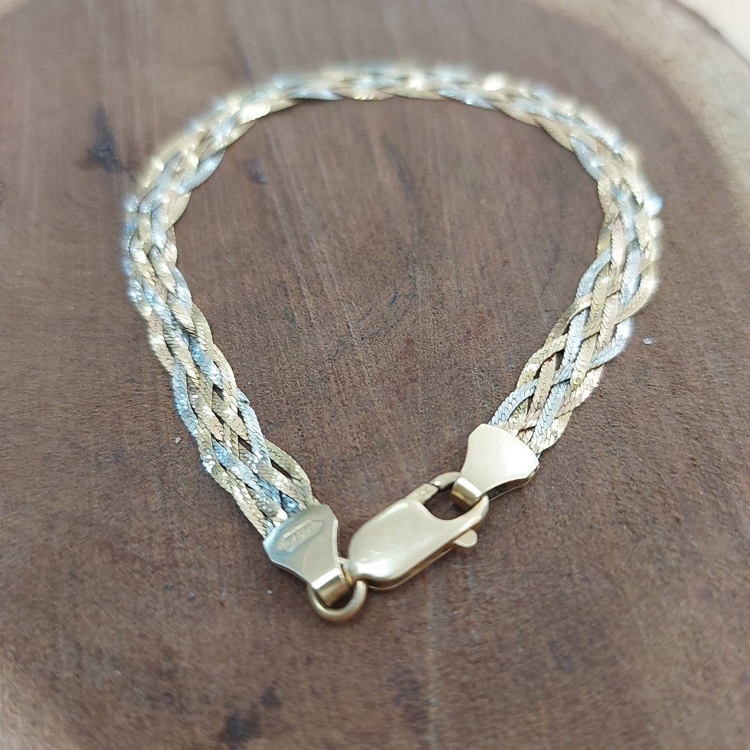 PULSERA ORO 14 K 4.6 GRMS (SEMINUEVO)