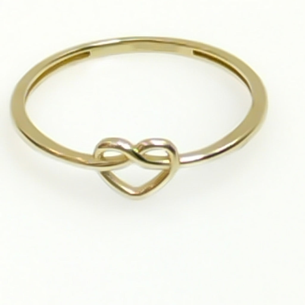 ANILLOS ANILLITO FIG CORAZON 10K TALLA 8 0.8 GR (NUEVO)