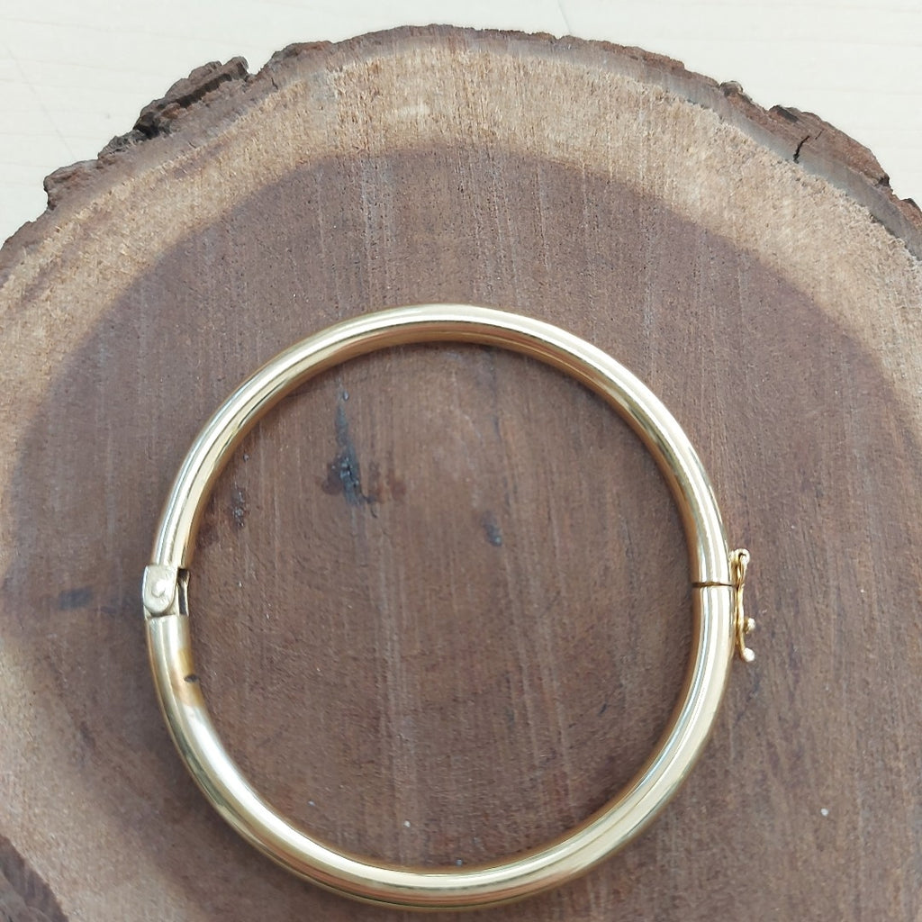 PULSERA RIGIDA ORO 14 K 21.6 GRMS (SEMINUEVO)