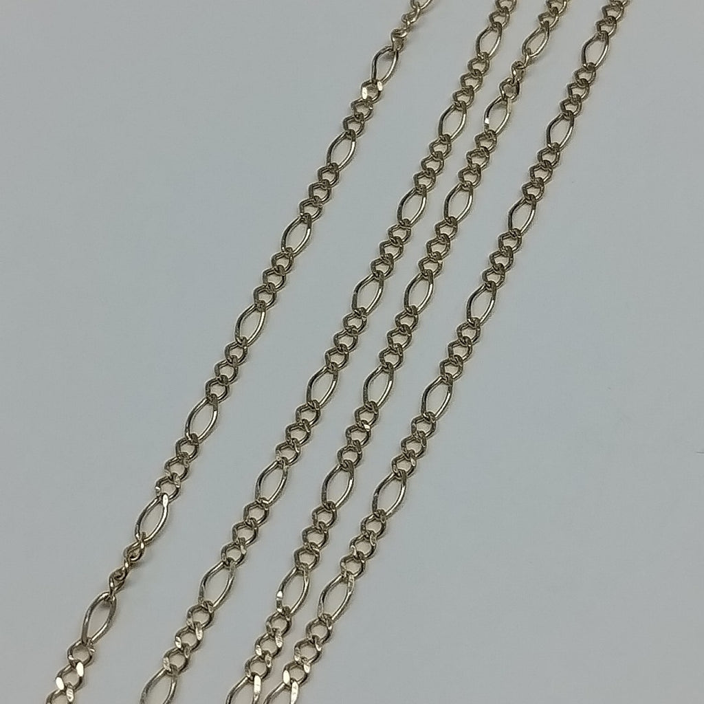 CADENA TEJIDO 3X1 14K 55 CM 2.3 GR (NUEVO)
