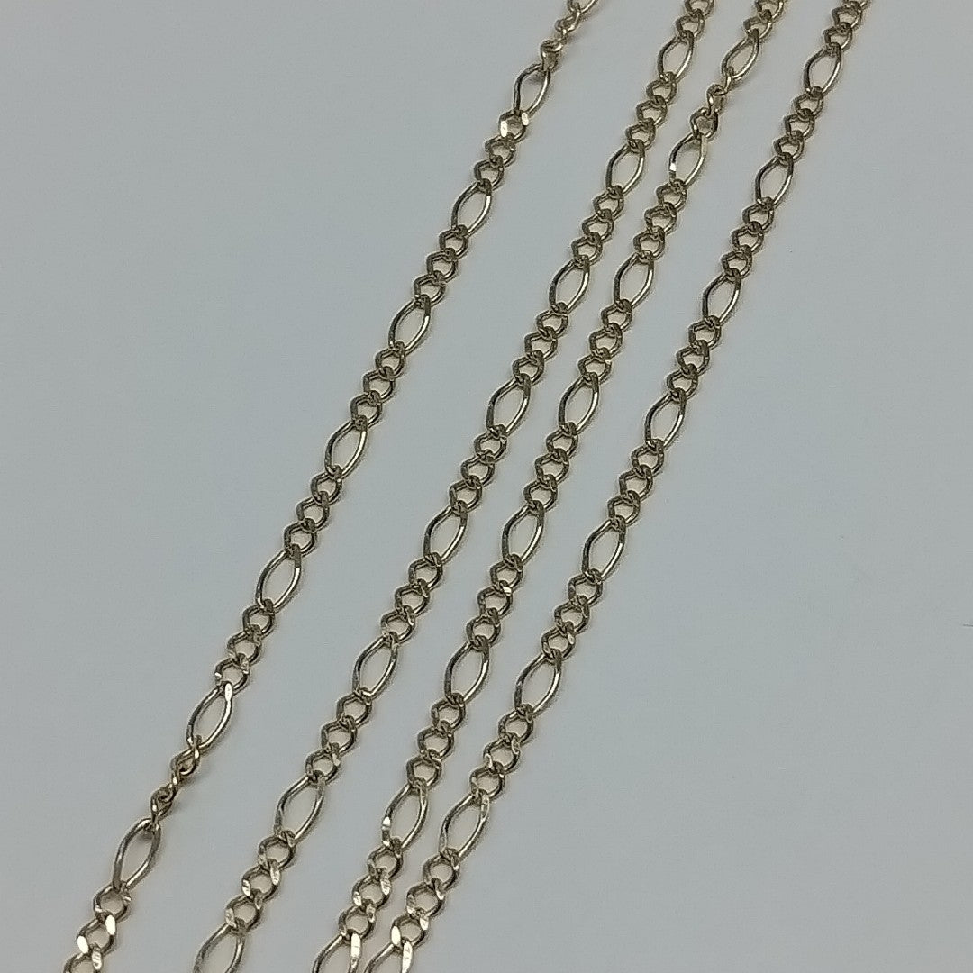 CADENA TEJIDO 3X1 14K 55 CM 2.3 GR (NUEVO)