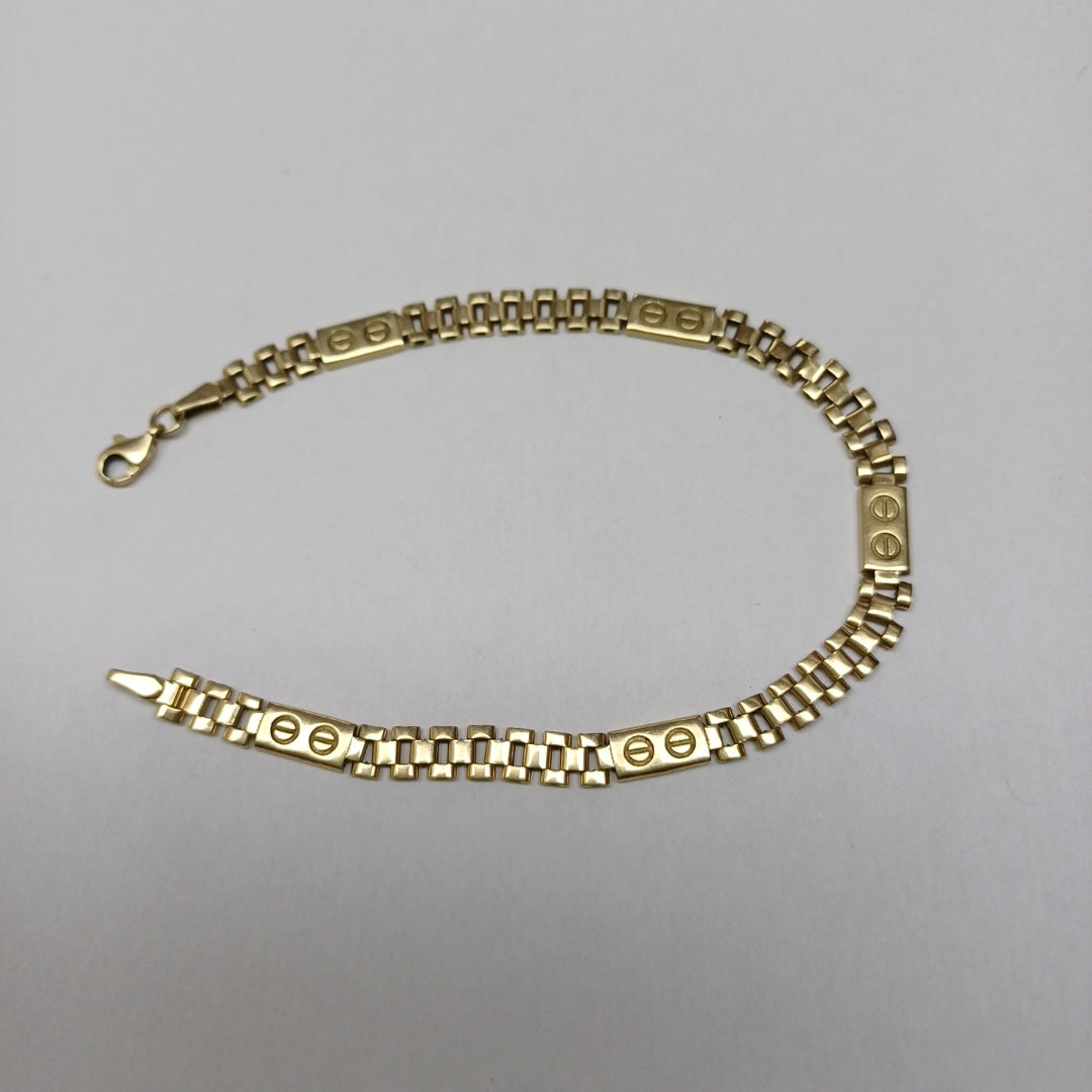 PULSERA ORO 14 K 7.6 GRMS (SEMINUEVO)