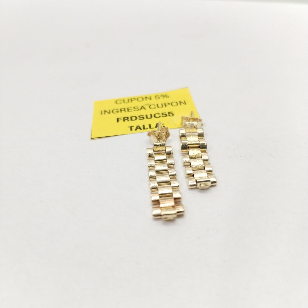 BROQUELES PAR ORO 14 K 2,50 GRMS (SEMINUEVO)