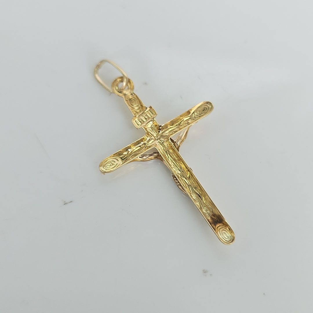 CRUCIFIJO ORO 14 K 0.7 GRMS (SEMINUEVO)