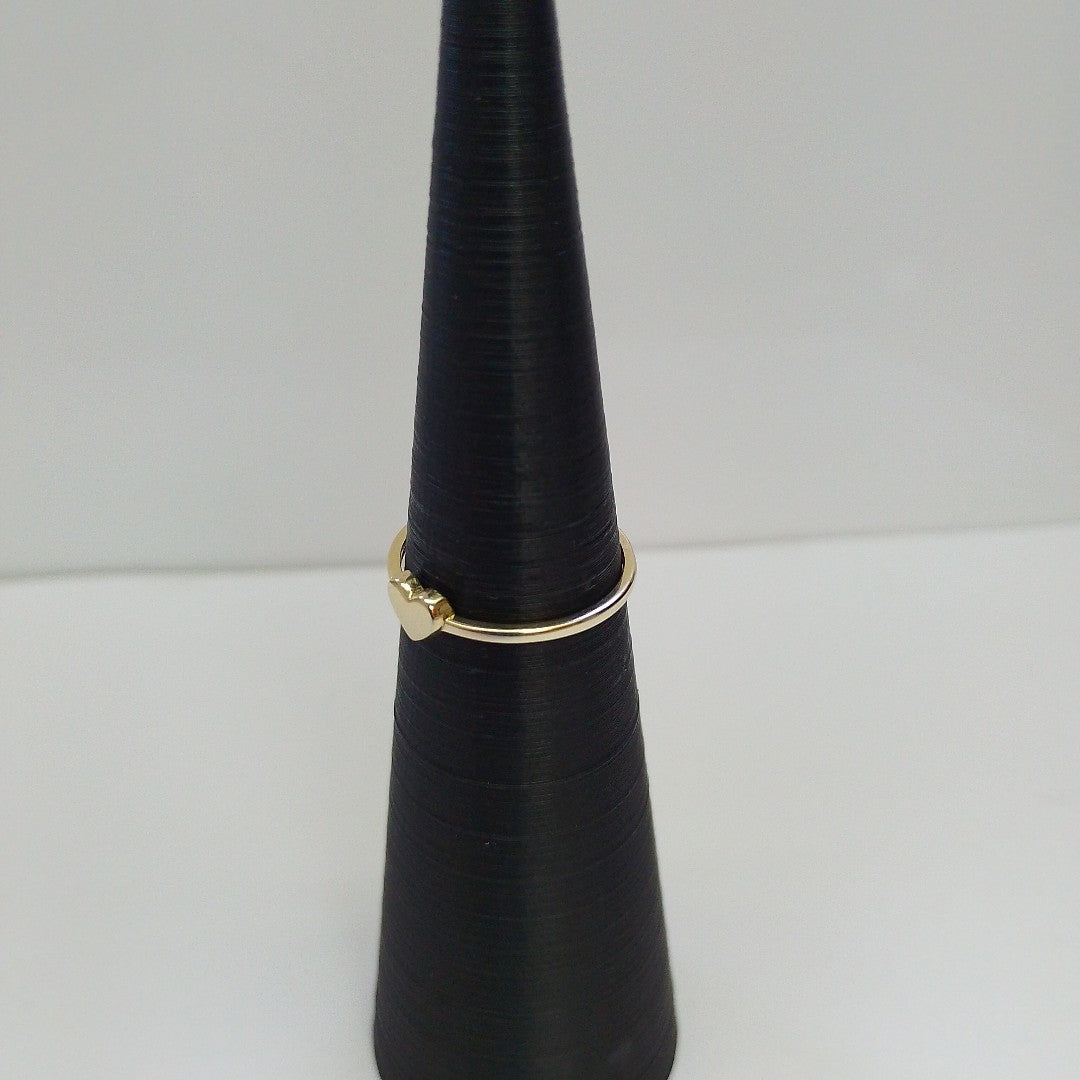 ANILLOS ANILLITO FIG CORAZON 10K TALLA 8 1.1 GR (NUEVO)