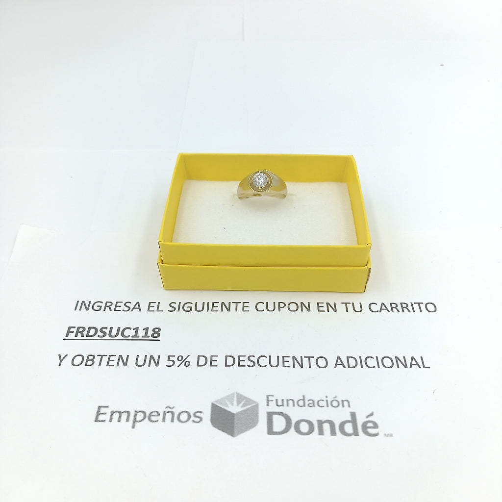 ANILLO ORO 10 K 4.2 GRMS (SEMINUEVO)