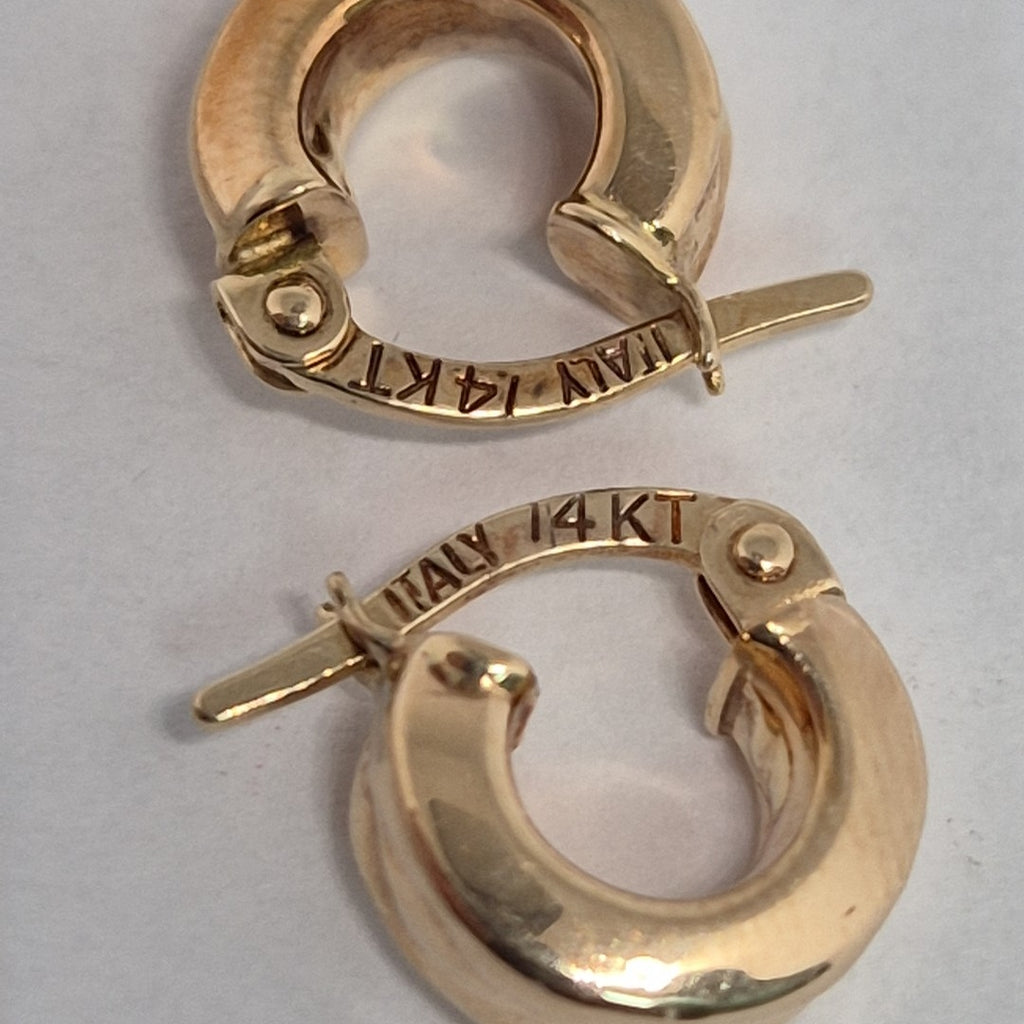 ARRACADAS PAR ORO 14 K 1,40 GRMS (SEMINUEVO)