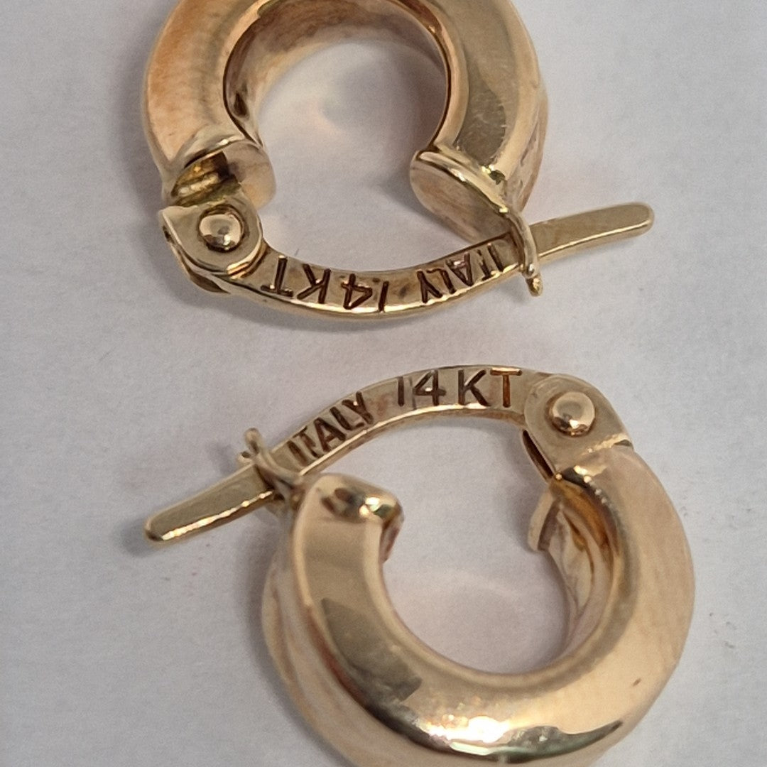 ARRACADAS PAR ORO 14 K 1,40 GRMS (SEMINUEVO)