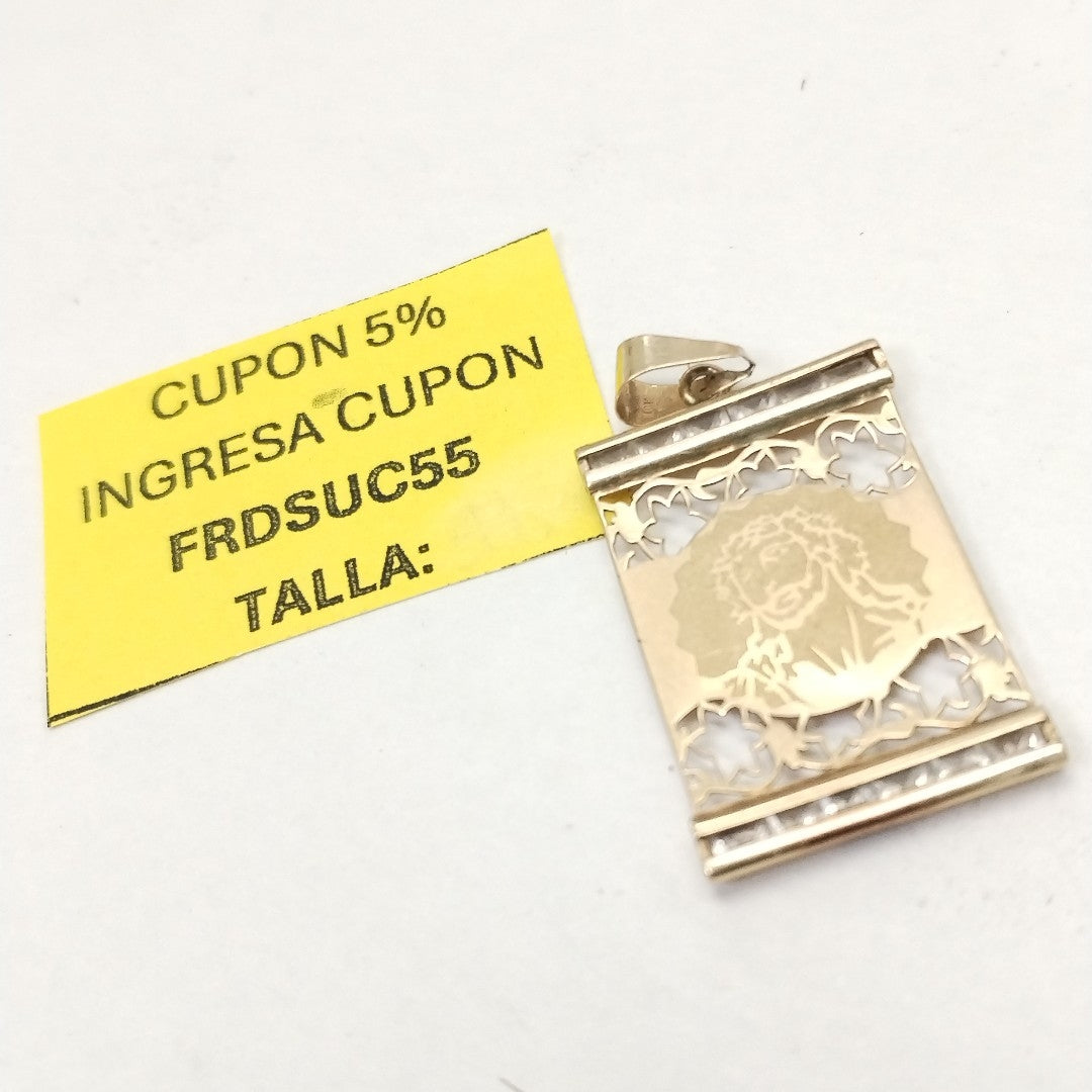 MEDALLA RELIGIOSA ORO 10 K 1.6 GRMS (SEMINUEVO)