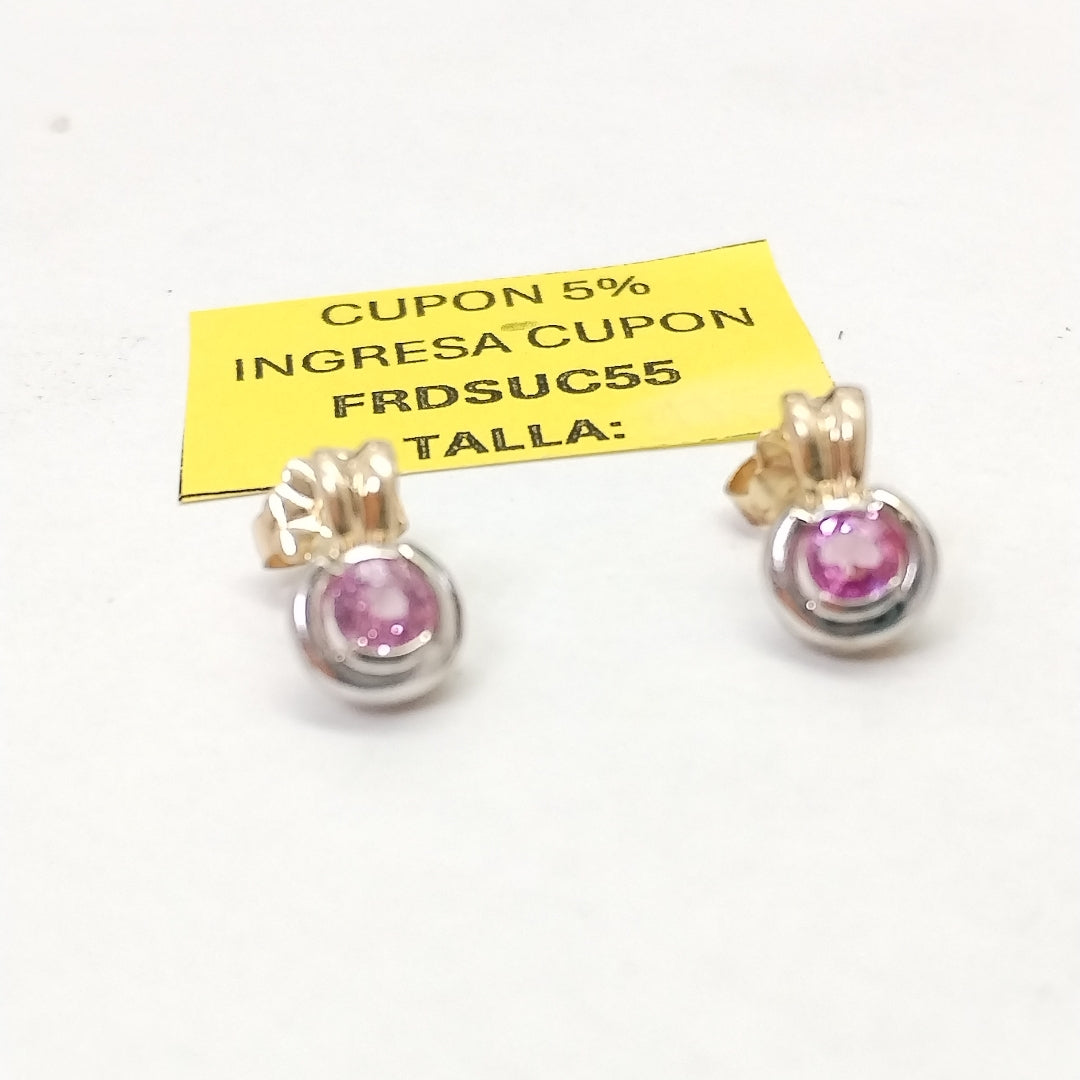BROQUELES PAR ORO 14 K 2.5 GRMS (SEMINUEVO)