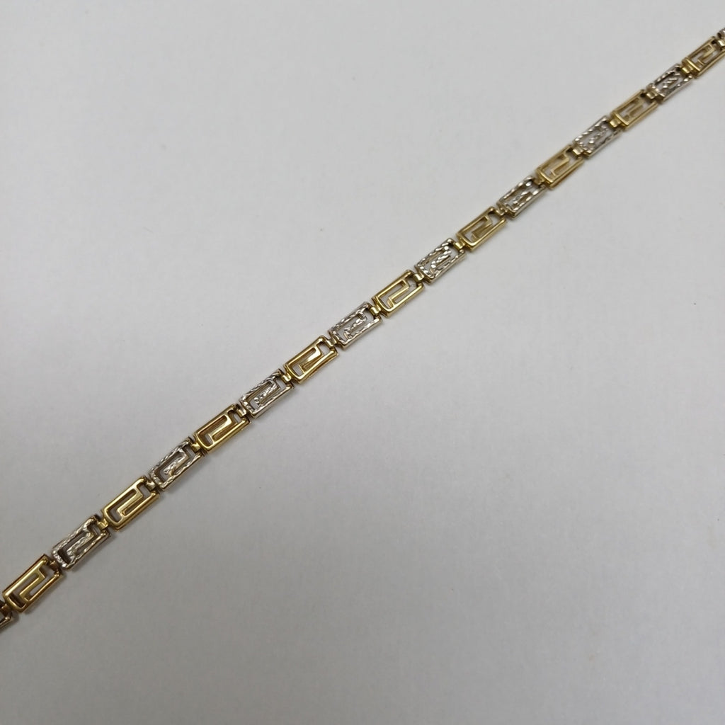 PULSERA ORO, ORO COMBINADO 14 K 3.2 GRMS (SEMINUEVO)