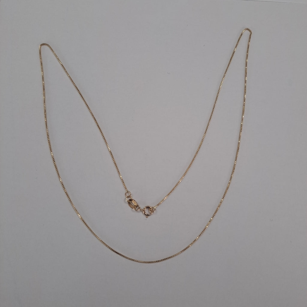 CADENA VENECIANO 14K 50 CM 1.6 GR (NUEVO)