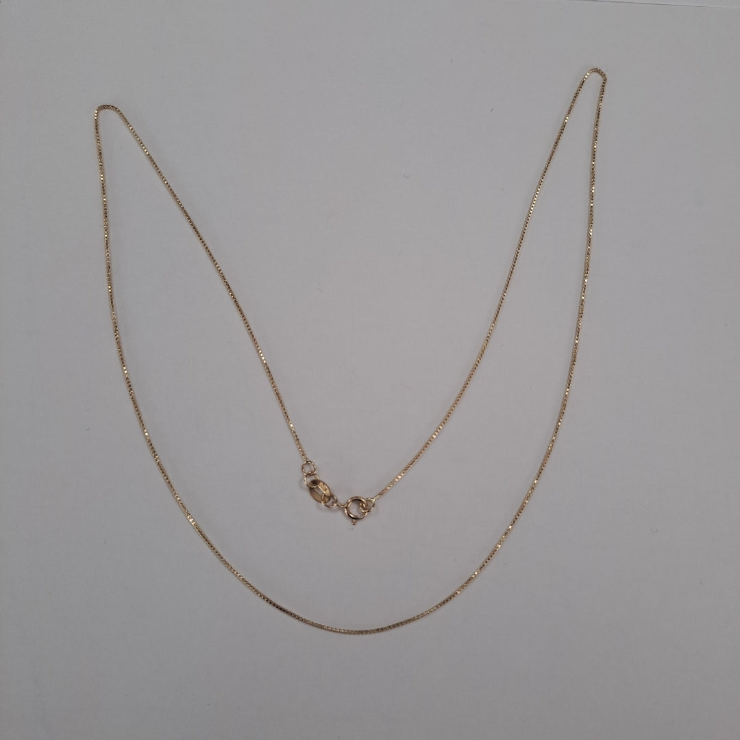 CADENA VENECIANO 14K 50 CM 1.6 GR (NUEVO)