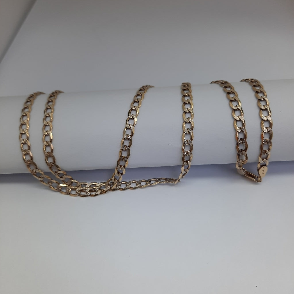 CADENA ORO, RODIADO 14 K 12.8 GRMS (SEMINUEVO)