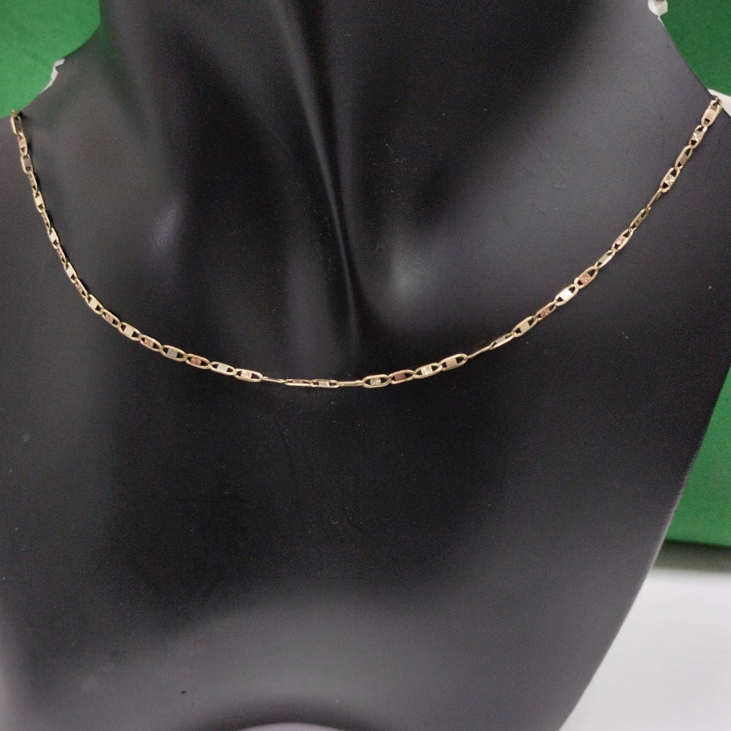 CADENA ORO COMBINADO 10 K 2,20 GRMS (SEMINUEVO)