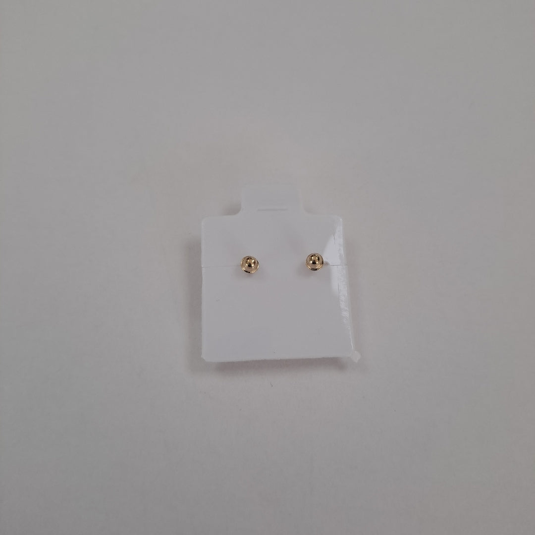 BROQUELES BROQUEL FIG BOTON C CIRCONIA 14K 0.2916 GR (NUEVO)