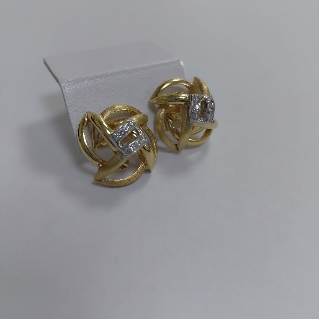 ARETES PAR ORO 14 K 5.4 GRMS (SEMINUEVO)