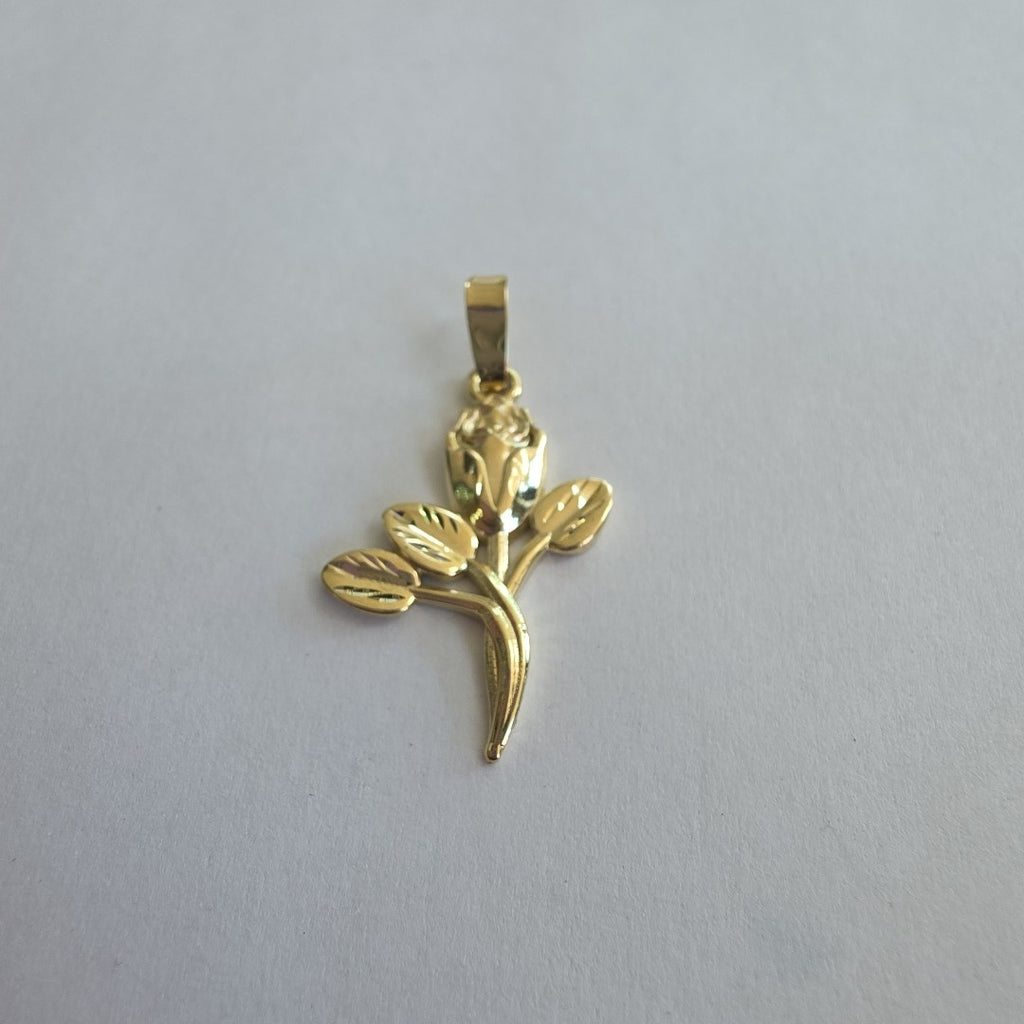DIJE ROSA 10K 1.5 GR (NUEVO)