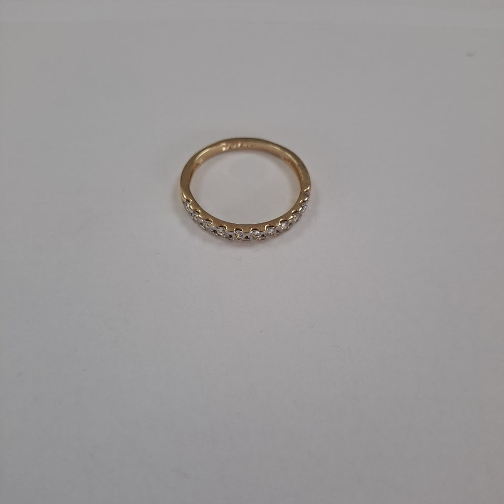 ANILLO ANILLITO MEDIA CHURUMBELA 14K 9 TALLA 2.3 GR (NUEVO)