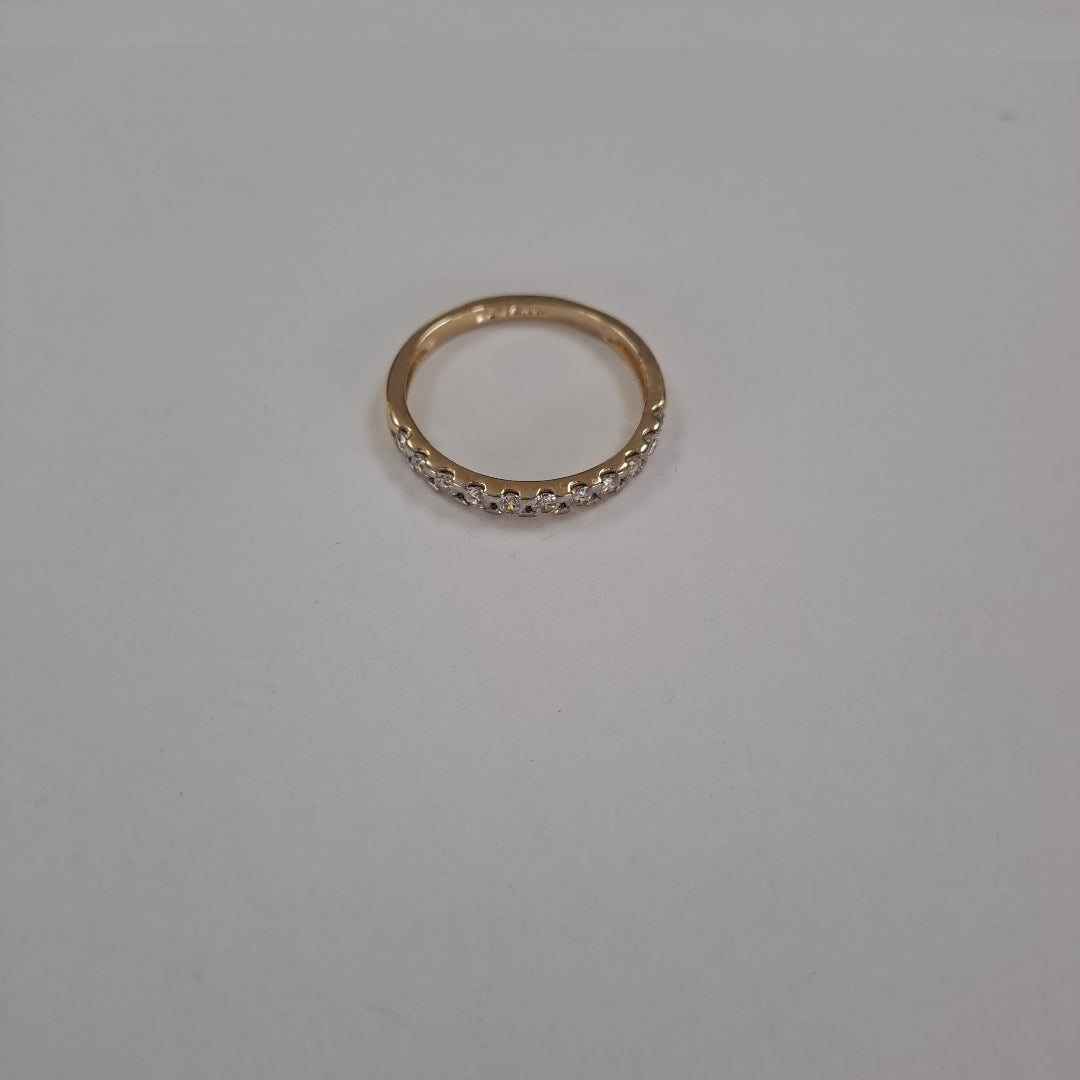 ANILLO ANILLITO MEDIA CHURUMBELA 14K 9 TALLA 2.3 GR (NUEVO)