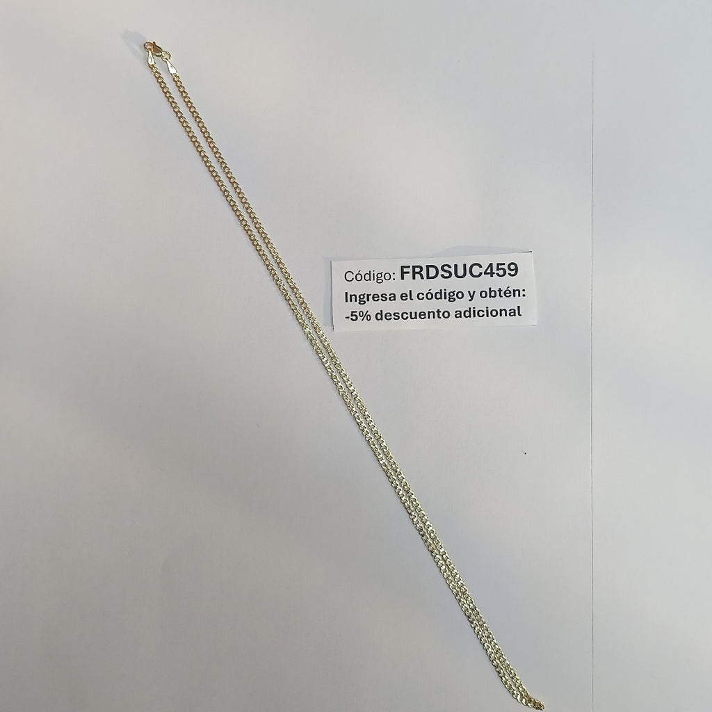 CADENA BARBADA 14K 55 CM 5.1 GR (NUEVO)
