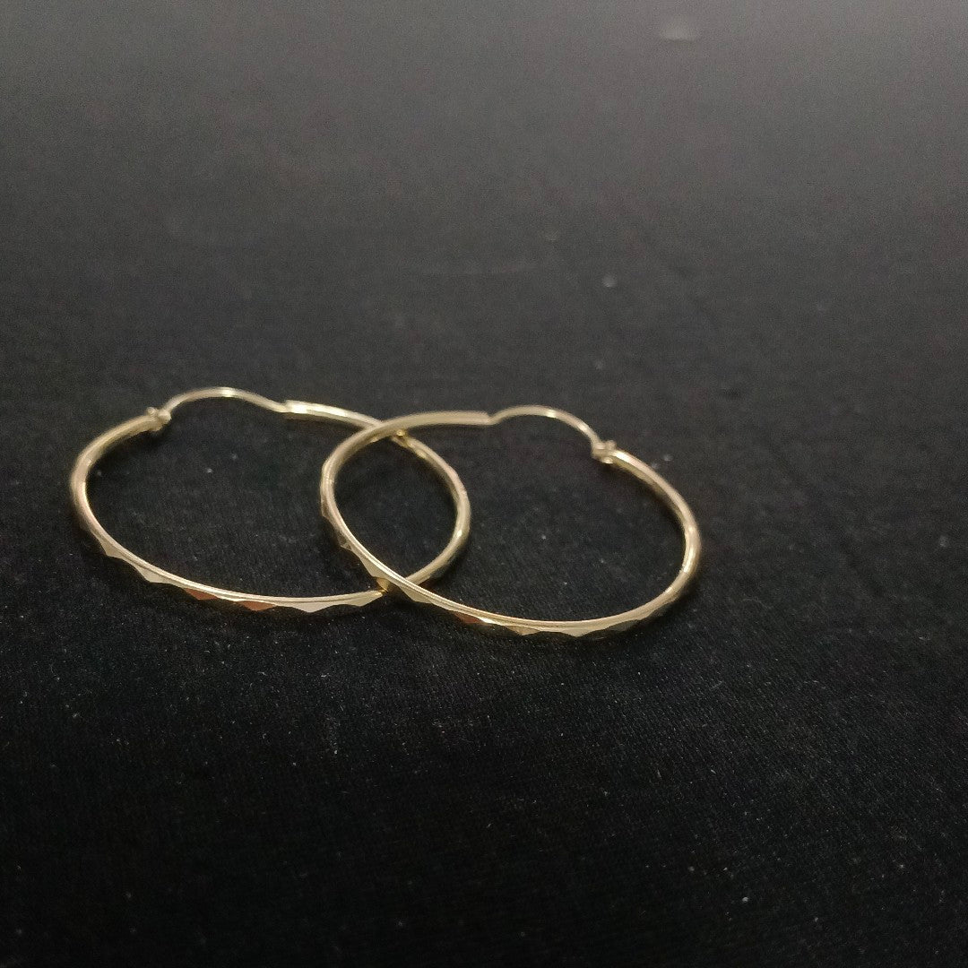 ARRACADAS PAR ORO 14 K 1.6 GRMS (SEMINUEVO)