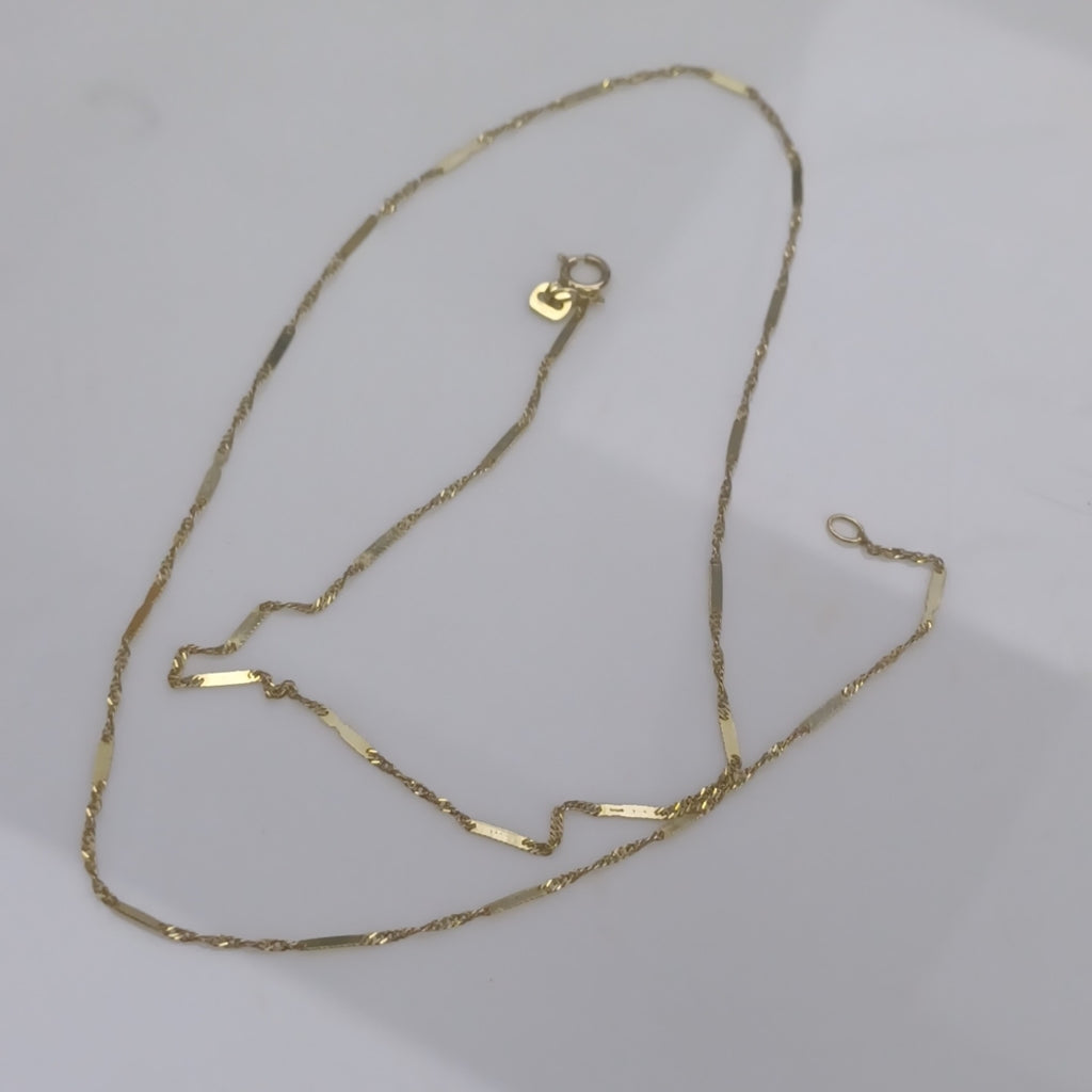 CADENA ORO 14 K 1.3 GRMS (SEMINUEVO)