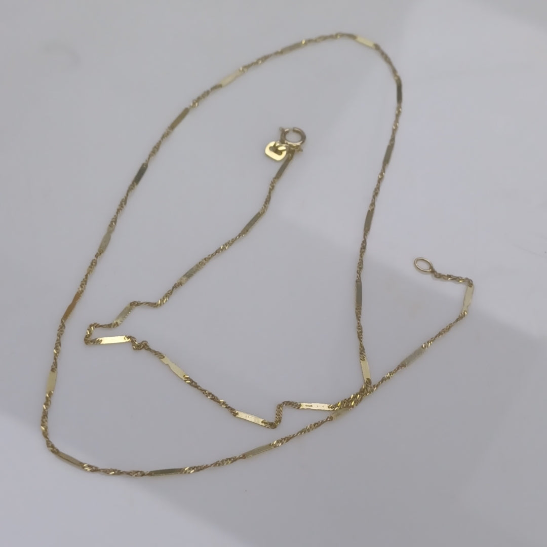 CADENA ORO 14 K 1.3 GRMS (SEMINUEVO)