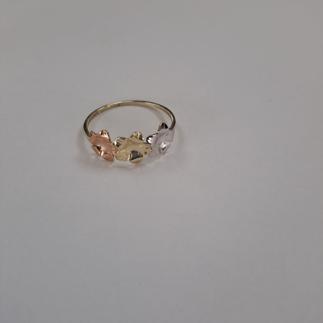 ANILLOS ANILLITO FIG FLORES 10K TALLA 9 1.2 GR (NUEVO)