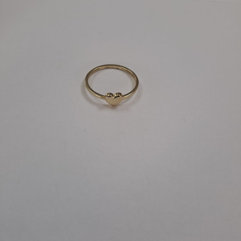ANILLOS ANILLITO FIG CORAZON 10K TALLA 8 1.1 GR (NUEVO)