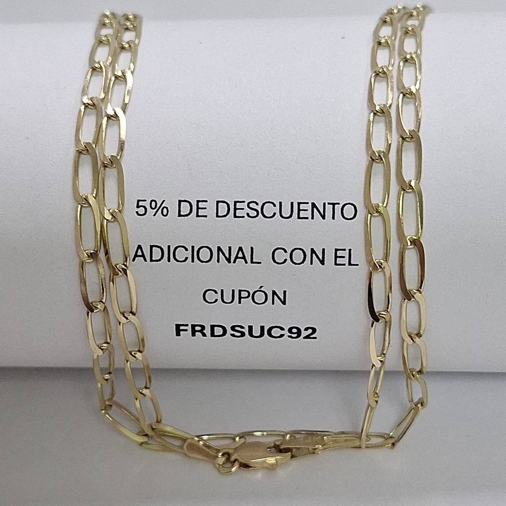 CADENA ESLABON 14K 55 CM 6.6 GR (NUEVO)
