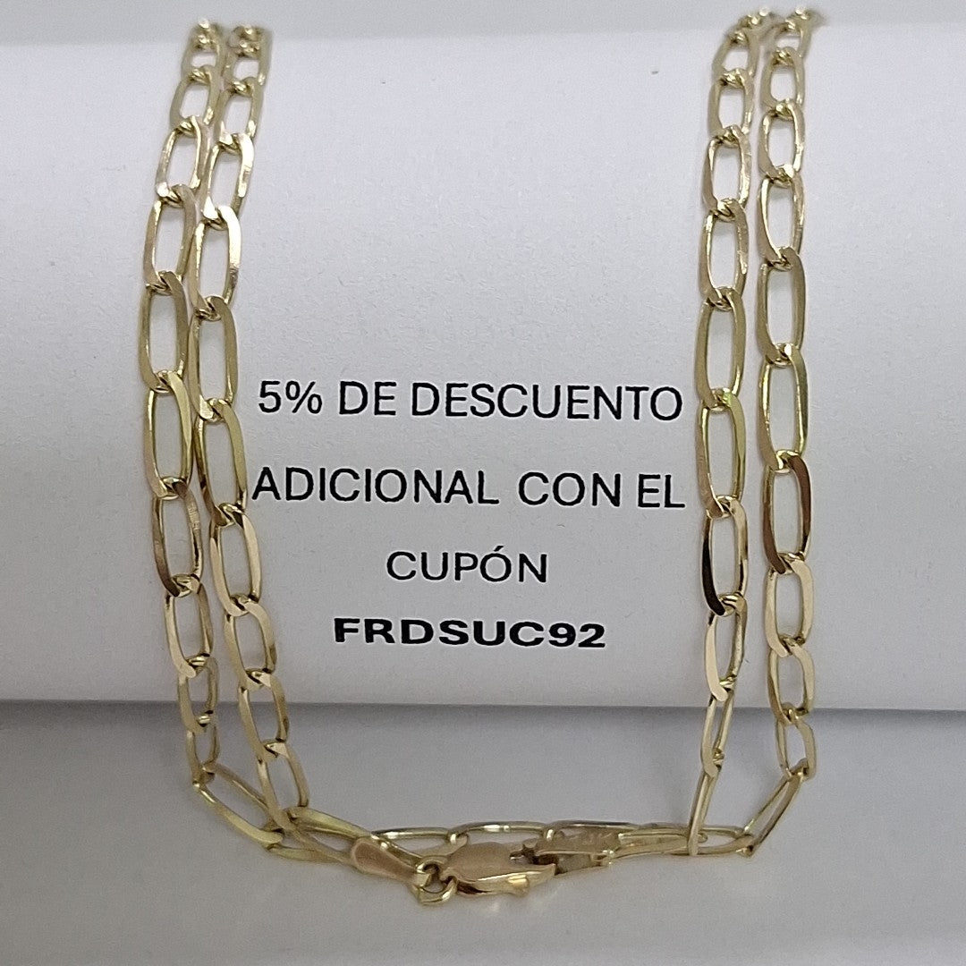 CADENA ESLABON 14K 55 CM 6.6 GR (NUEVO)