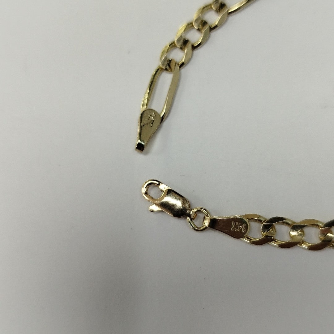 PULSERA 3X1 14K 18 CM 6.1 GR (NUEVO)