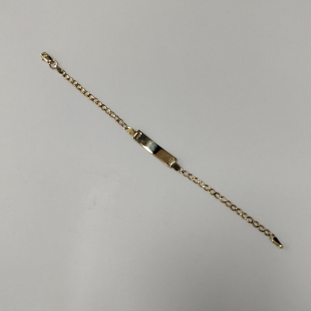 PULSERA ESCLAVA BARBADA 14K 16 CM 2.8 GR (NUEVO)