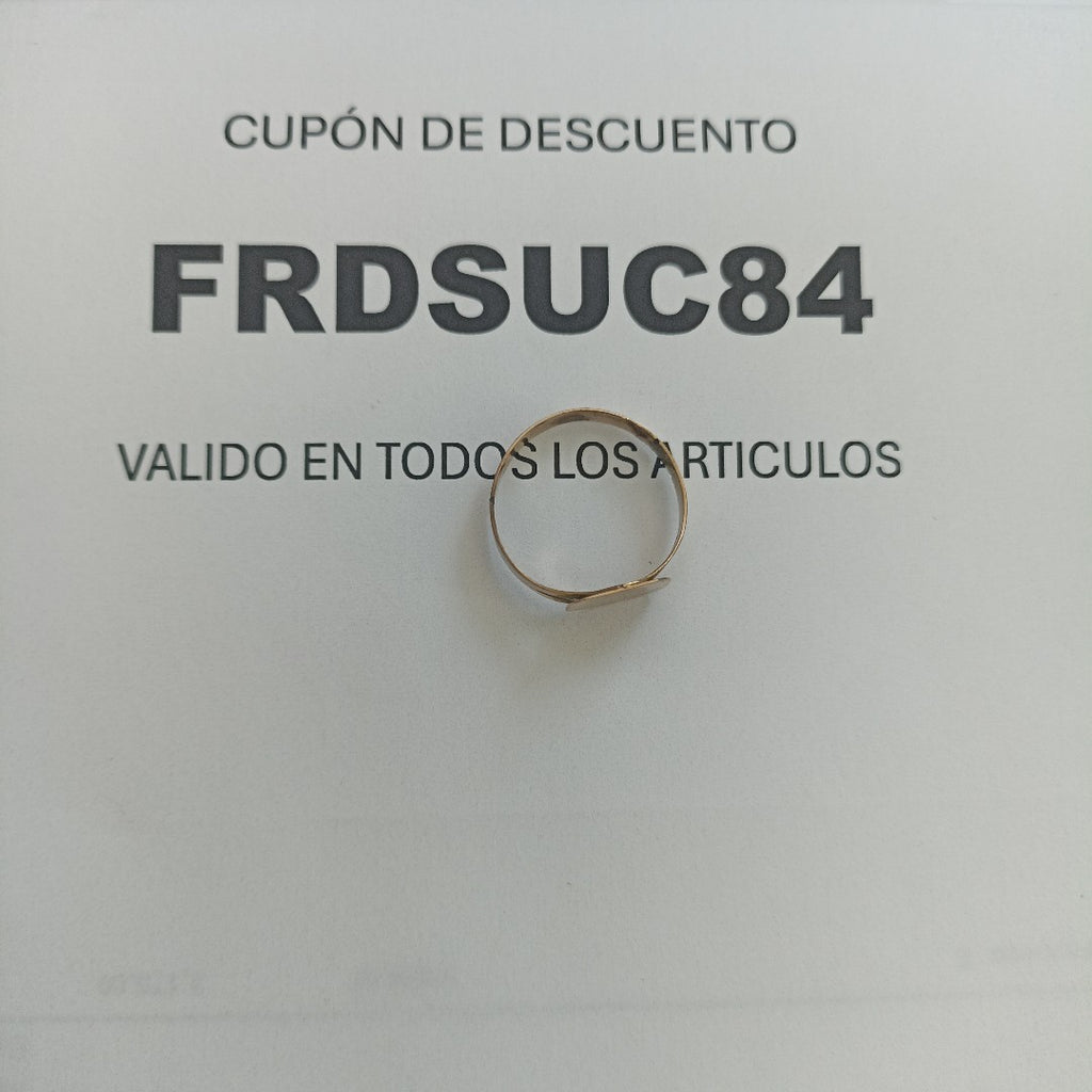 ANILLO ORO 8 K 1.3 GRMS (SEMINUEVO)