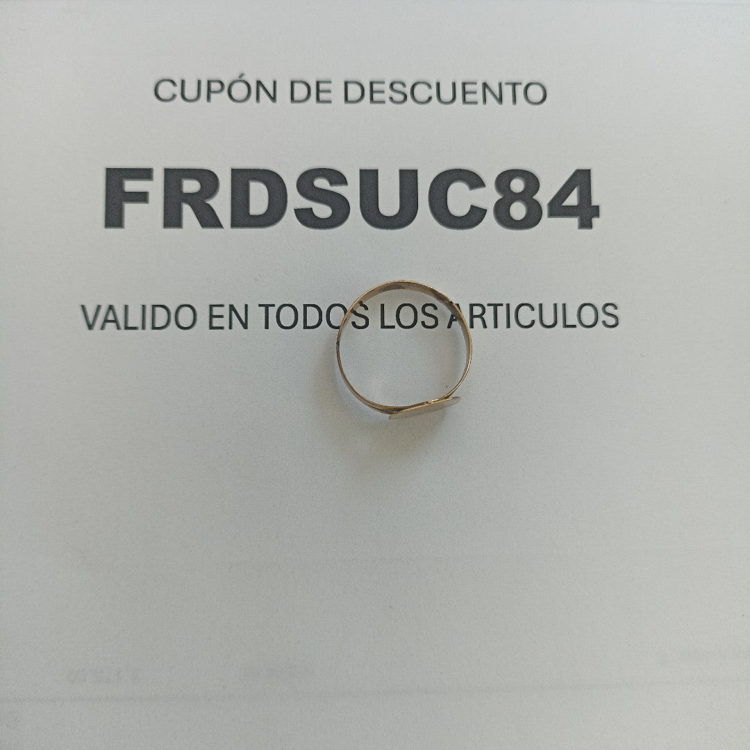 ANILLO ORO 8 K 1.3 GRMS (SEMINUEVO)