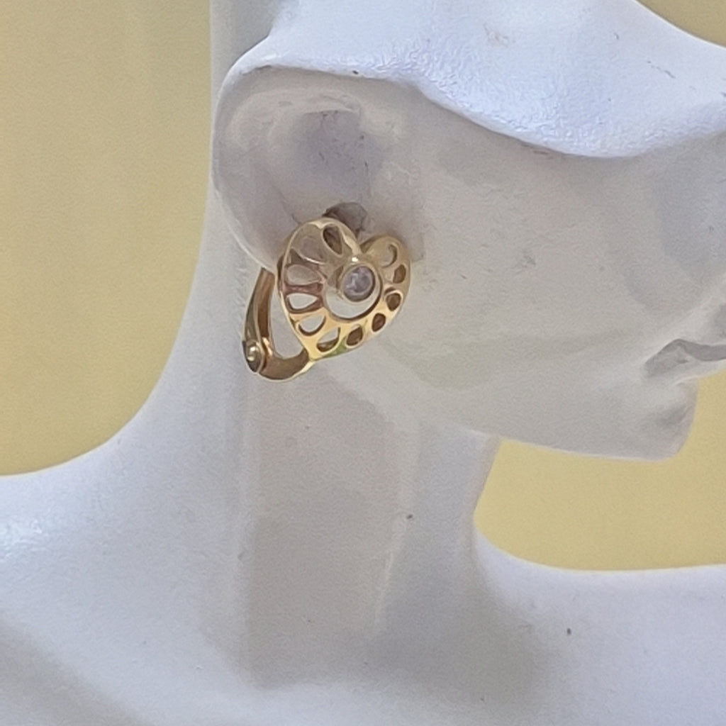 ARETES PAR ORO 14 K 1.8 GRMS (SEMINUEVO)
