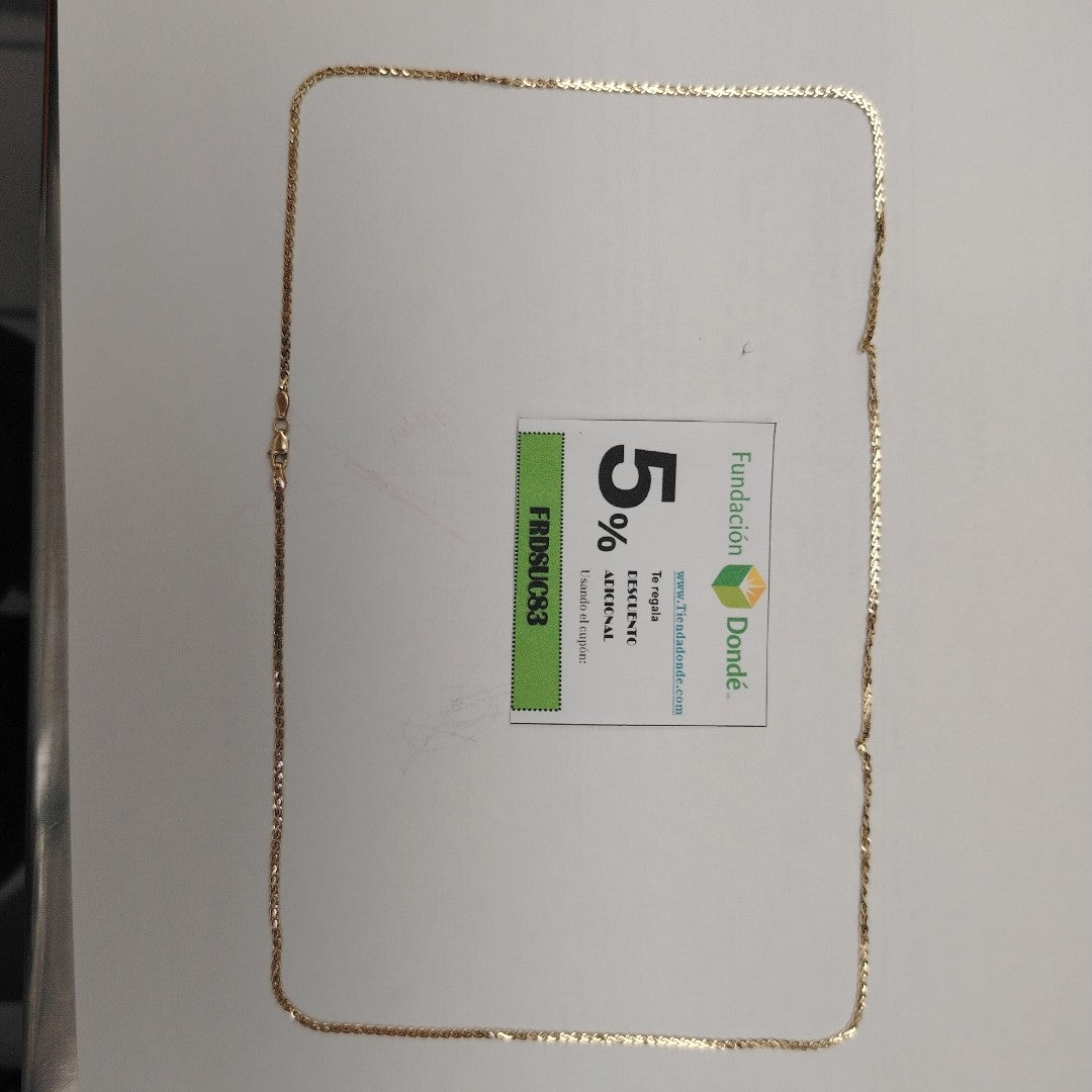 CADENA ORO 14 K 5.7 GRMS (SEMINUEVO)