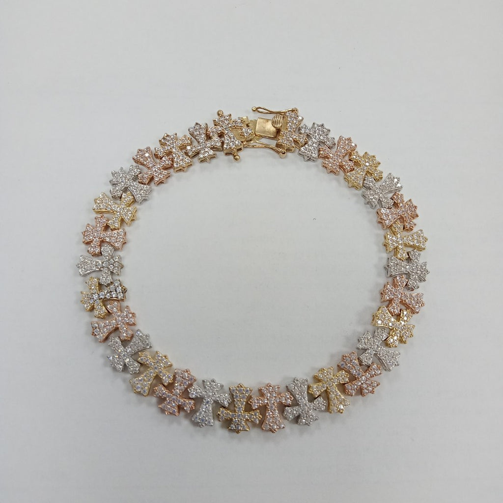PULSERA ORO,ORO COMBINADO 14 K 16,20 GRMS (SEMINUEVO)