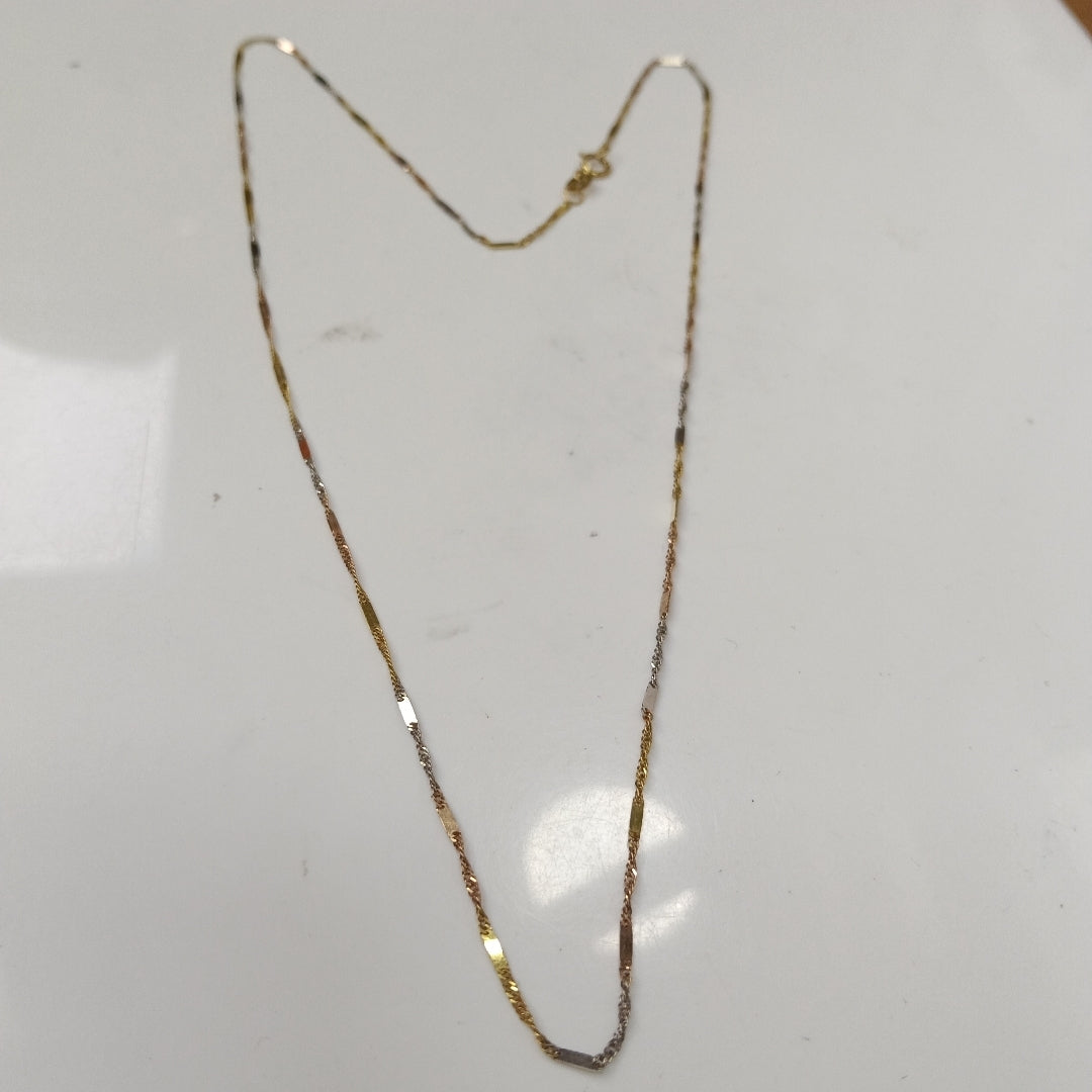 CADENA ORO 14 K 1,80 GRMS (SEMINUEVO)