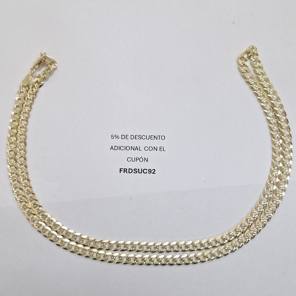CADENA BARBADA 14K 60 CM 21.4 GR (NUEVO)